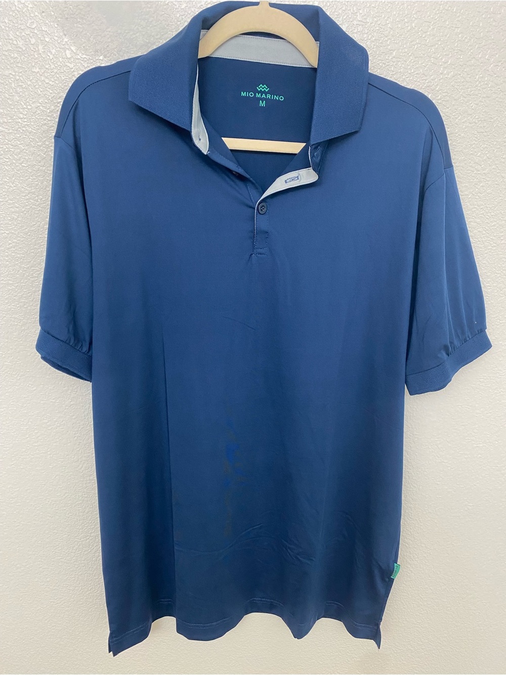 Men's Blue Polo Shirt Size M
